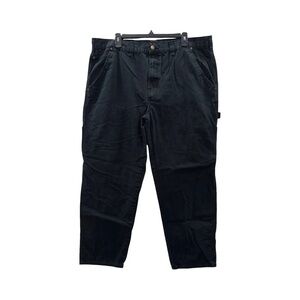 STANLEY Workwear Pants Men's Size 38x32 Black Multipocket Cargo